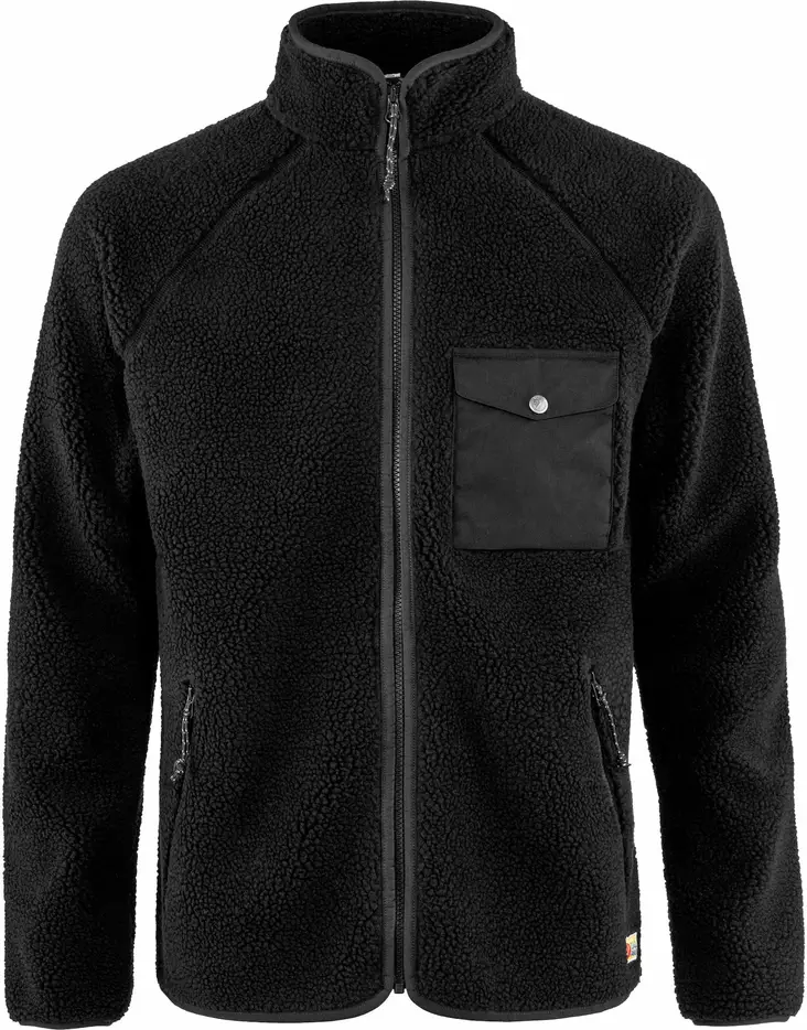 Fjällräven Vardag Pile Fleece M Black - Jagdwesten - 7323450731892 - 1