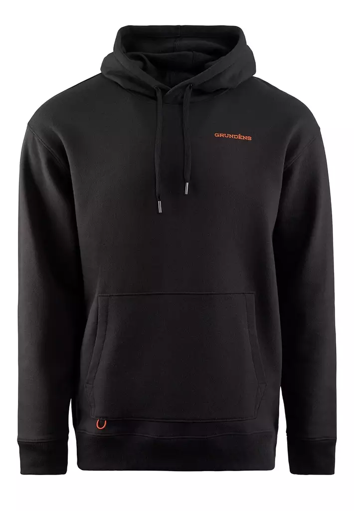 Grundens Displacement DWR Hoodie SL Fisherman Black - Sweatshirts - 0840316341172 - 1