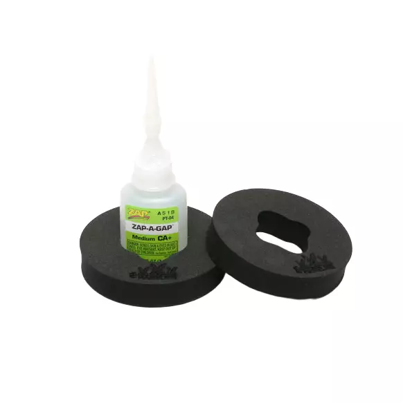 Hareline Zap Trap Bottle Holder - Sofortkleber - 762820208072 - 1