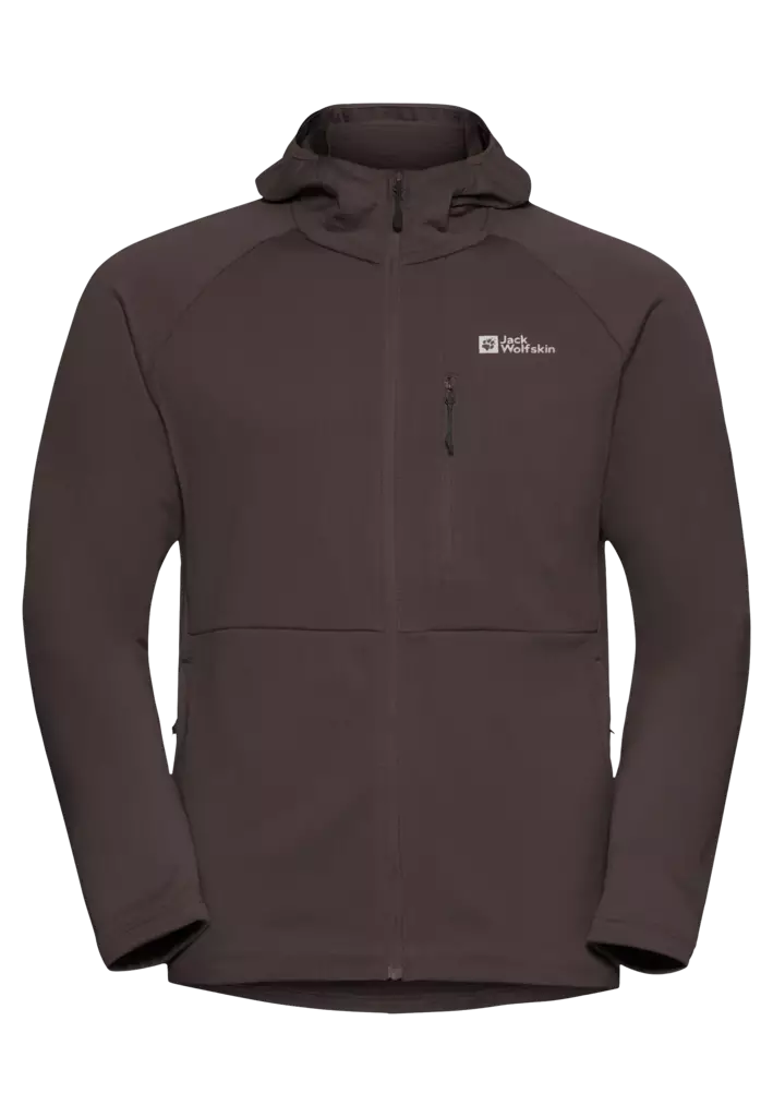 Jack Wolfskin Kolbenberg Hooded Full-Zip Jacket Peat - Isolierte Jacken - 4064886585262 - 1