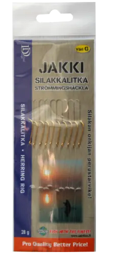 Jakki Silakkalitka 10 koukkua Kulta - Andere Zubehörteile - 6430073670932 - 2