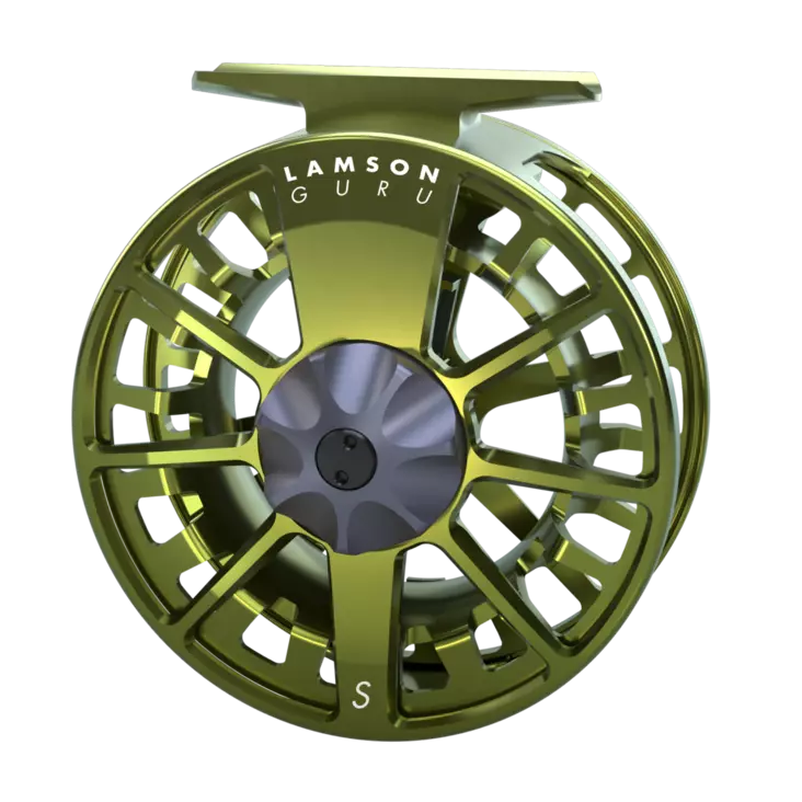 Lamson Guru S-Series Olive Green - Waterworks Lamson -Fliegenrollen - 708332013612 - 1