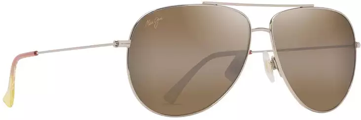 Maui Jim Hauoli XL - Shiny Gold Frame with HCL Bronze Lens - Kunststofflinsen - 603429080082 - 1