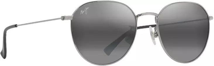 Maui Jim Kauwela - Shiny Silver Frame with Neutral Grey Lens - Kunststofflinsen - 603429084332 - 1