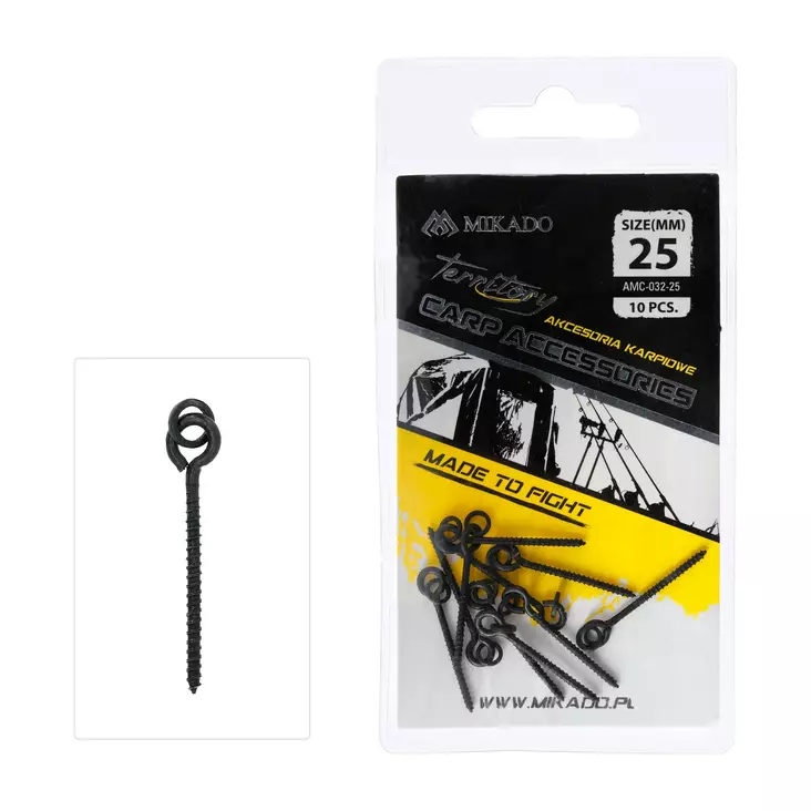 Mikado Boilie Screw With Ring - Köderschrauben - 5900637054382 - 1
