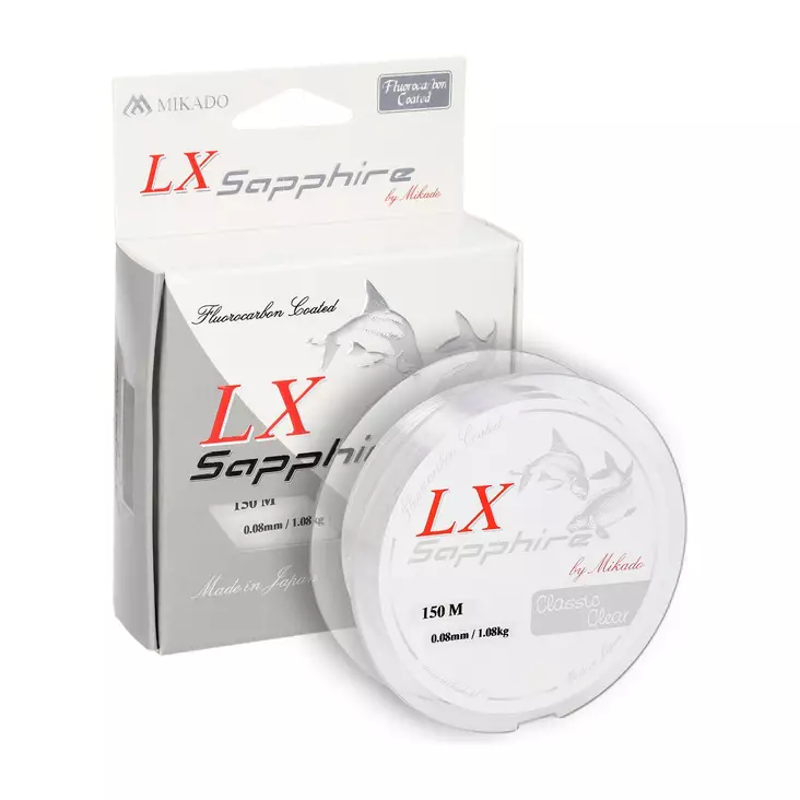 Mikado LX Sapphire Classic Clear 0,08mm 150m - Monofile Feeder- & Matchschnüre - 5900637811602 - 1