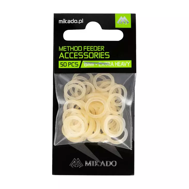 Mikado Method Feeder Pellet Bands Heavy Transparent 3mm - Feeder-Verbinder, Perlen & Stopper - 5900637682912 - 1