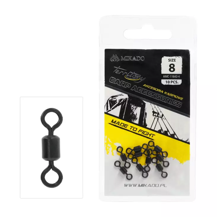 Mikado Rolling Swivel #8 - Wirbel, Ringe & Quick Links - 5900637680932 - 1