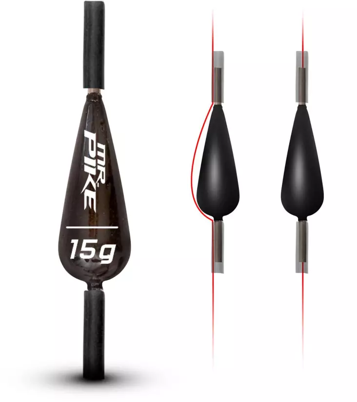 Quantum Mr. Pike Slide Sinker Lead - Schwimmer und Montagen - 4029569206612 - 1
