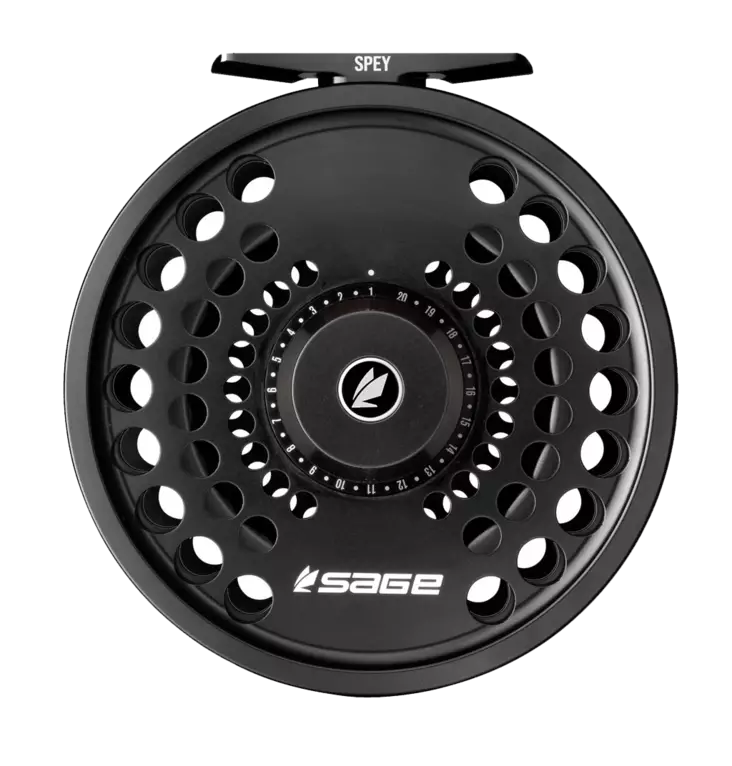 Sage Spey Reel II Black - Sage-Fliegenrollen - 644269253472 - 1
