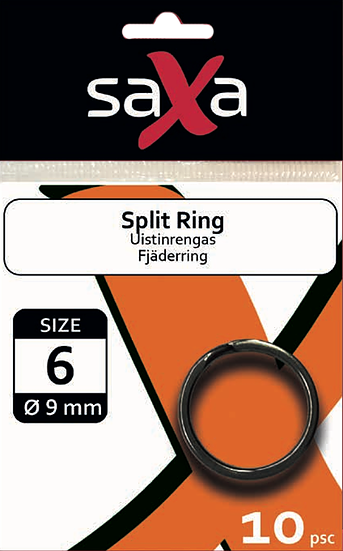 Saxa Split Ring 10pcs - Sprengringe - splitring2 - 1