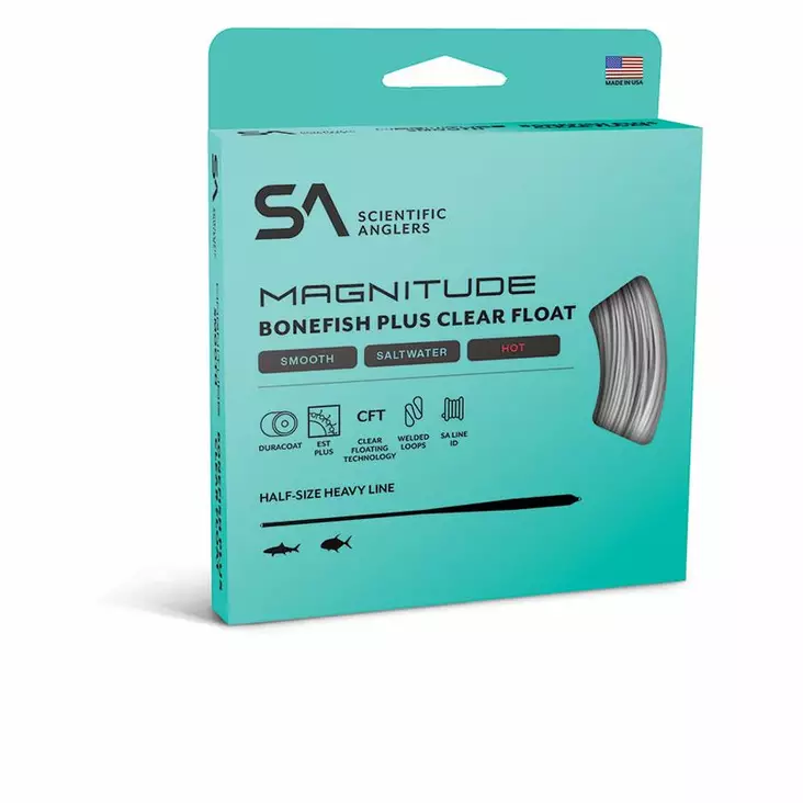 Scientific Anglers Magnitude Smooth Bonefish+ Ivory/Clear - Schwimmend - 840309143912 - 2