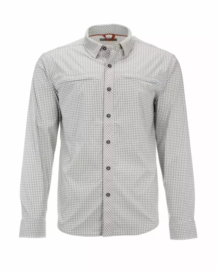 Simms Bugstopper Shirt Sterling Morada Plaid - Hemden - 694264534212 - 1