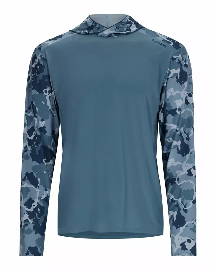 Simms Bugstopper SolarFlex Hoody Neptune Regiment Camo - Sweatshirts - 694264649992 - 1