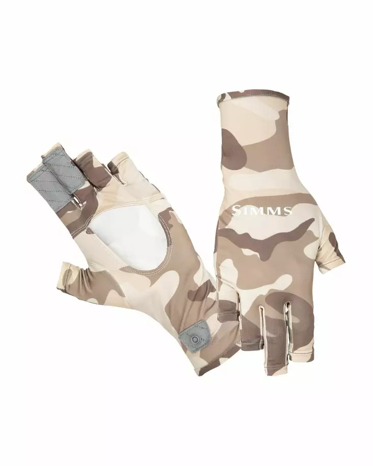 Simms Bugstopper Sunglove Woodland Camo Sandbar - Handschuhe - 694264574362 - 1