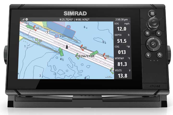 Simrad Cruise 9 - Sonare und Kartenplotter - 9420024179352 - 1