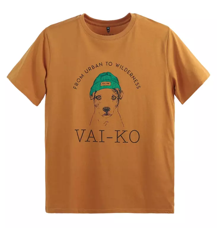 VAI-KO Boss Dog T-Shirt, Caramel Brown - Herren-T-Shirts - 6440000201412 - 1
