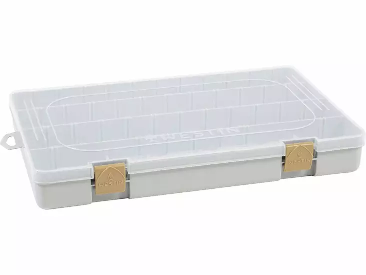 Westin W3 Tackle Box #L Grey/Clear - Köderboxen - 5707549484692 - 1