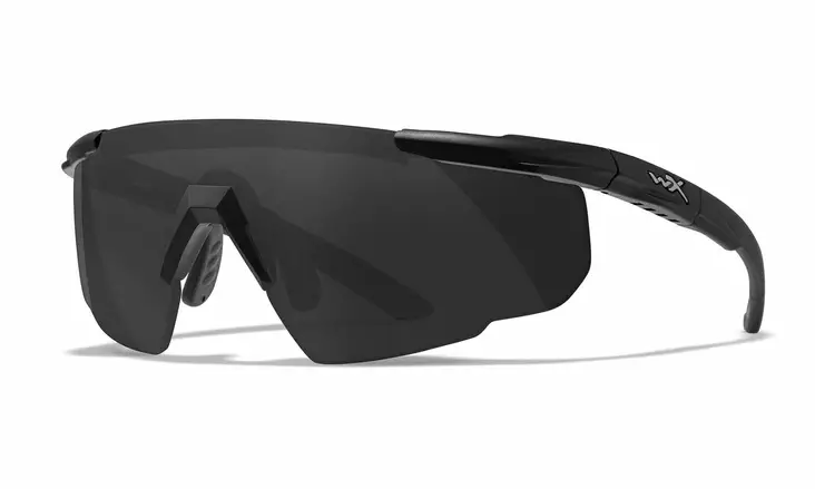 Wiley X Saber Advanced Ballistic Eyewear - Matte Black Frame - Schießbrillen - 712316003032 - 1