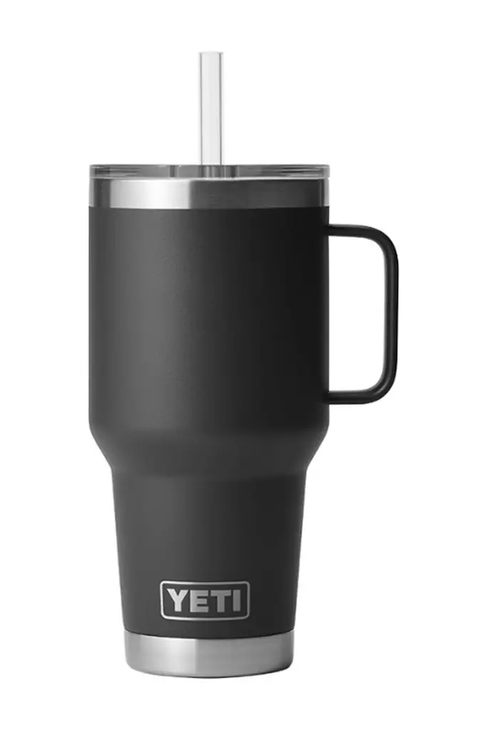 Yeti Rambler 35 Oz Straw Mug Black - Thermosflaschen und -becher - 888830306772 - 1