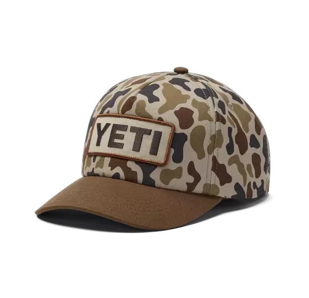 Yeti Woven Flat Brim Snapback Camo - Kappen - 888830395202 - 1