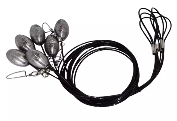 Zink Texas Rig 54" 6 OZ 6 Pack - Lockvögel - 082271001542 - 1