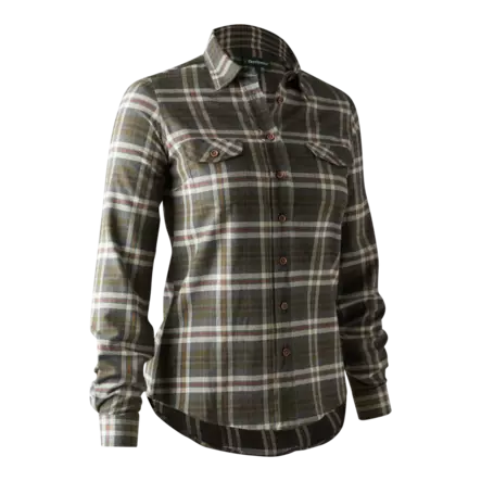 Deerhunter Lady Ruby Shirt Yellow Check - Hemden - 5702827189283 - 1