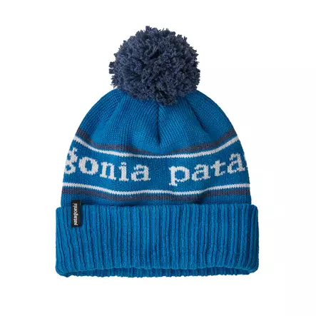 Patagonia Kids Powder Town Beanie Park Stripe: Endless Blue - Mützen - 196924651333 - 1