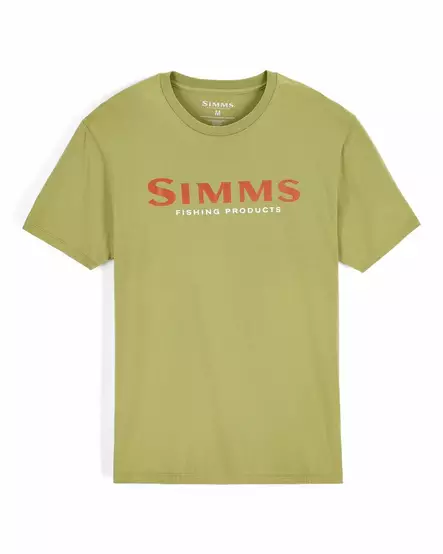 Simms Logo T-shirt Tent Green - Herren-T-Shirts - 694264694343 - 1