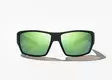 Bajio Vega Black Matte Green Mirror Glass - Glaslinsen - 840290903823 - 2