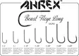 Ahrex SA292 Beast Fleye Long - Meerforellenhaken - 655043956243 - 4