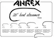 Ahrex TP650 26 Degree Bent Streamer - Streamerhaken - 655043964583 - 3