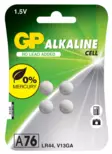 GP 1.5V A76/LR44/V13GA 4kpl paristo - Batterien und Powerbanks - 4891199162473 - 1