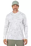 Grundens Tough Sun Masked Hoodie Squall Camo - Hemden - 0840316330633 - 2