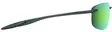 Maui Jim Hookipa Ultra - Metal Matte Green Frame with Maui Green Lens - Kunststofflinsen - 603429081423 - 3