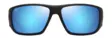 Maui Jim Keha Black Matte Blue Hawaii - Glaslinsen - 603429079673 - 2