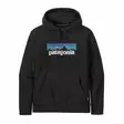 Patagonia P-6 Logo Uprisal Hoody Black - Sweatshirts - 194187655433 - 1