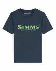 Simms Kid's Logo T-Shirt Harbor Blue - Herren-T-Shirts - 694264598313 - 1