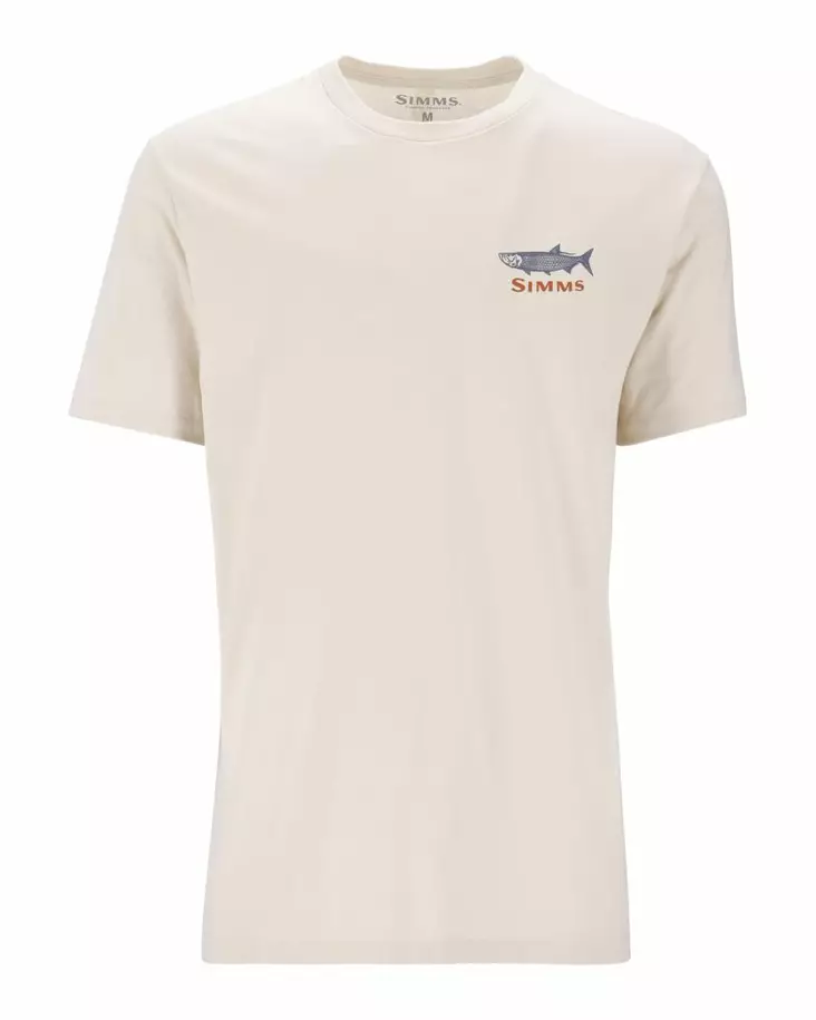 Simms Tarponwear T-Shirt Natural - Herren-T-Shirts - 694264678503 - 2