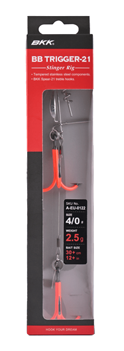BKK BB Trigger -21 UV Orange - Hechtmontagen und Zubehör - 6939067018083 - 1