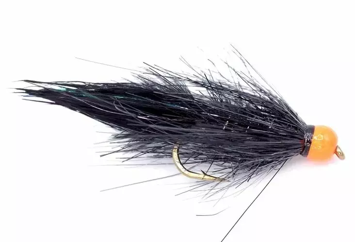 Black Leech Brass Beadhead - Streamer und Wooly Buggers - 8859202530783 - 1