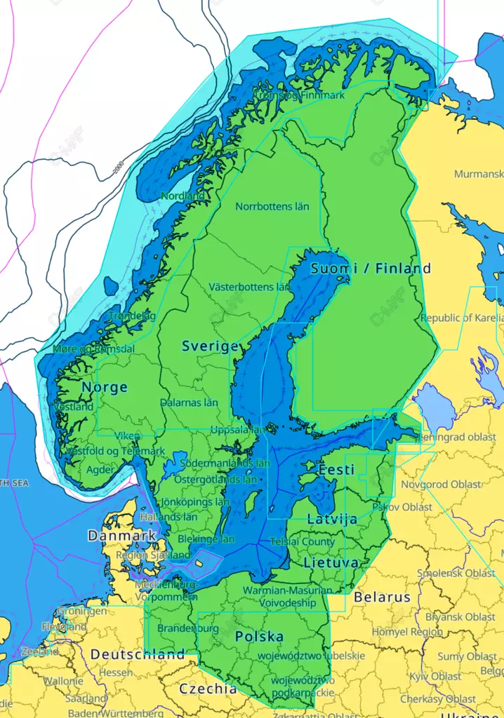 C-MAP Discovery Continental - Karten - 9420064105533 - 1