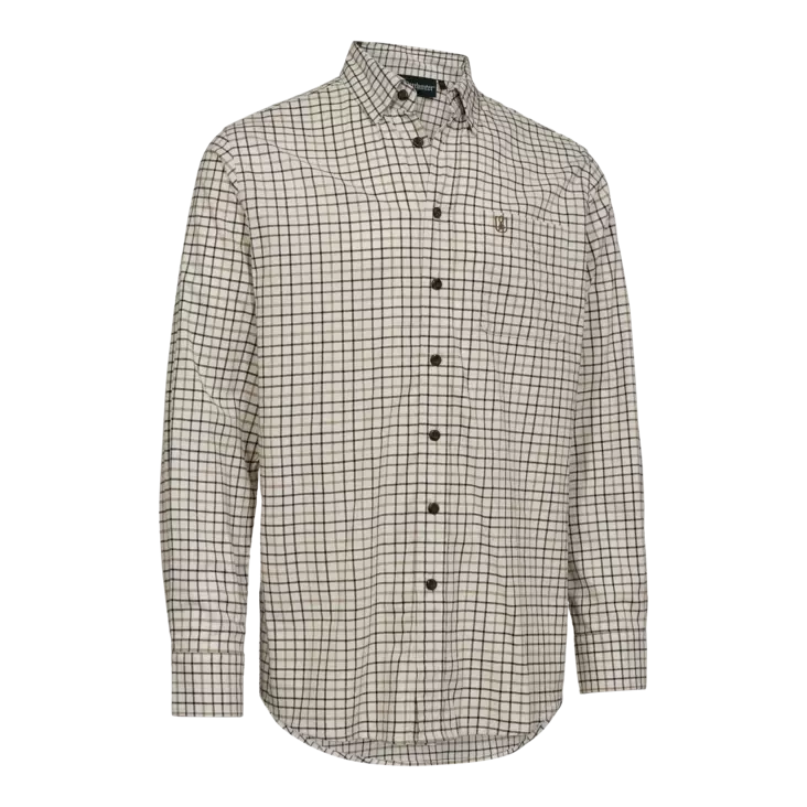 Deerhunter Gavin Shirt Beige Check - Hemden - 5702827236833 - 1