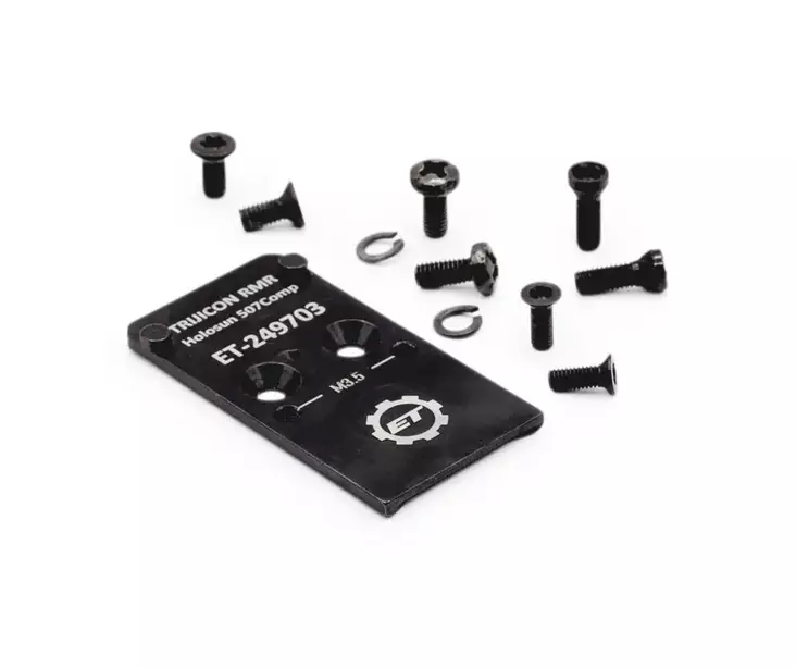 Eemann Tech PDP OR Plate RMR/SRO - Adapterplatten für Pistolenvisiere - ET-249703 - 2