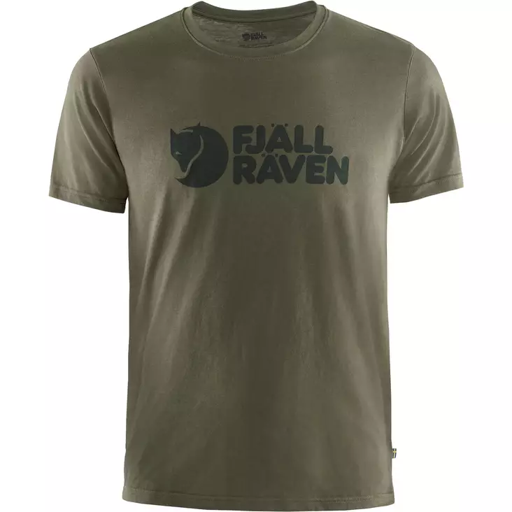 Fjällräven Logo T-shirt M Dark Olive - Herren-T-Shirts - 7323450606053 - 1