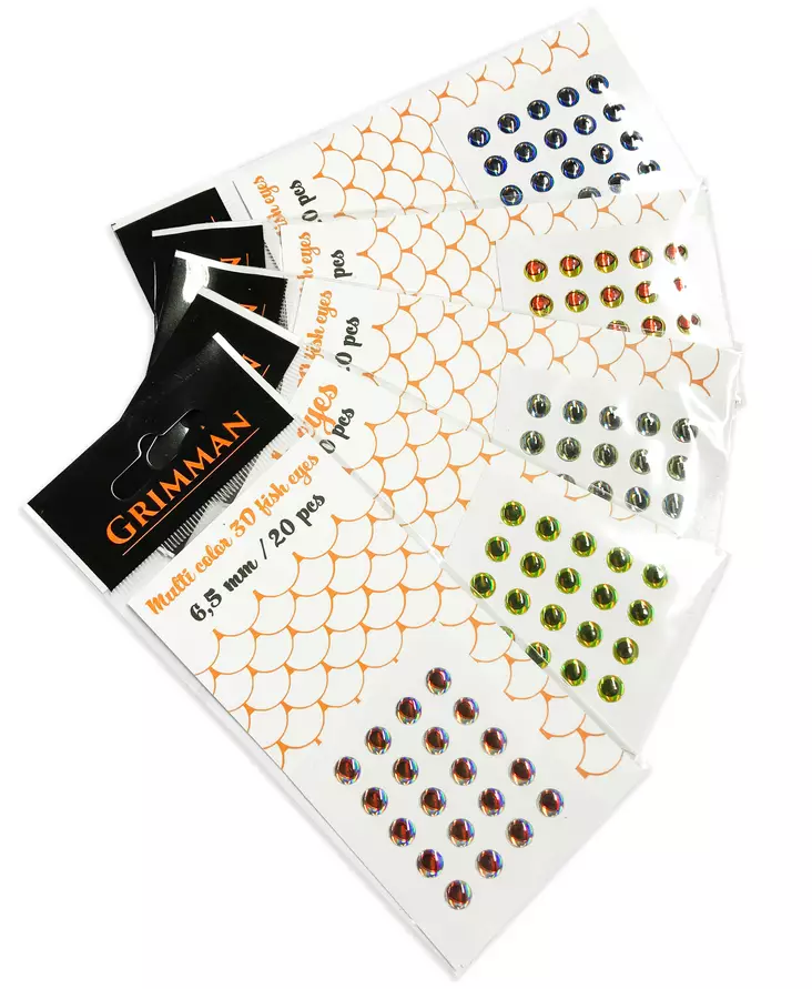 Grimman 3D Fish Eyes 6,5mm - 3D-Augen - 11808003 - 1