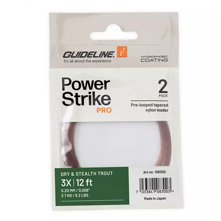 Guideline Power Strike PRO Dry & Stealth Trout 12ft - Nylon-Vorfächer - 7033841083003 - 1
