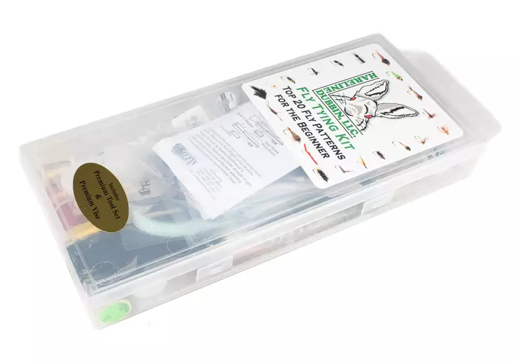 Hareline Fly Tying Kit w Premium Tools and Vise - Fliegenbindesortimente - 762820168703 - 1