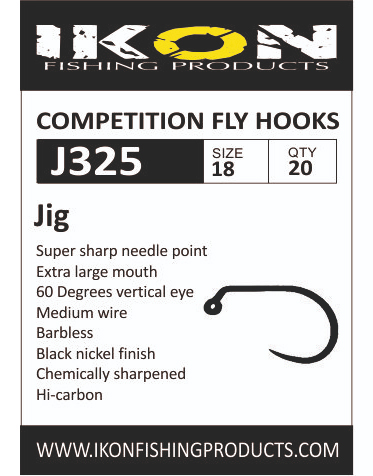 Ikon J325 Barbless Jig - Widerhakenlose Haken - 6430077070233 - 1