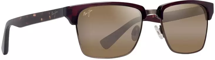 Maui Jim Kawika XL - Shiny Reddish Havana Frame with HCL Bronze Lens - Kunststofflinsen - 603429093723 - 1